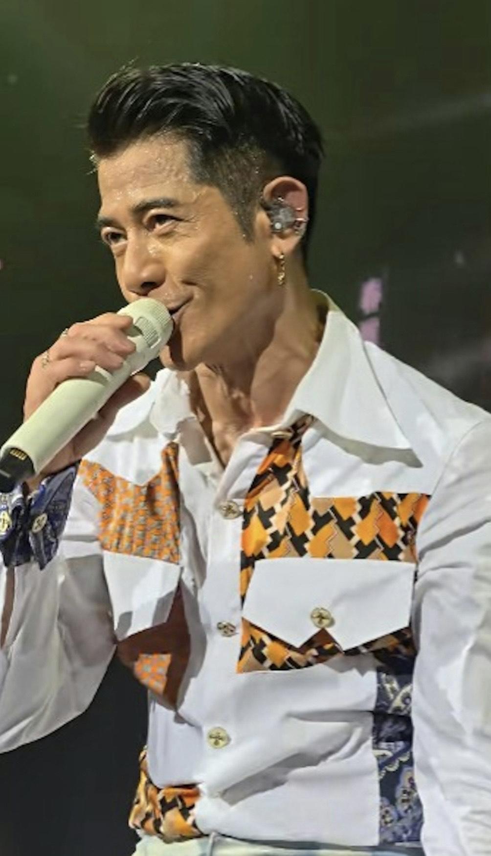 郭富城上月在澳門舉行7場演唱會狀態大勇。