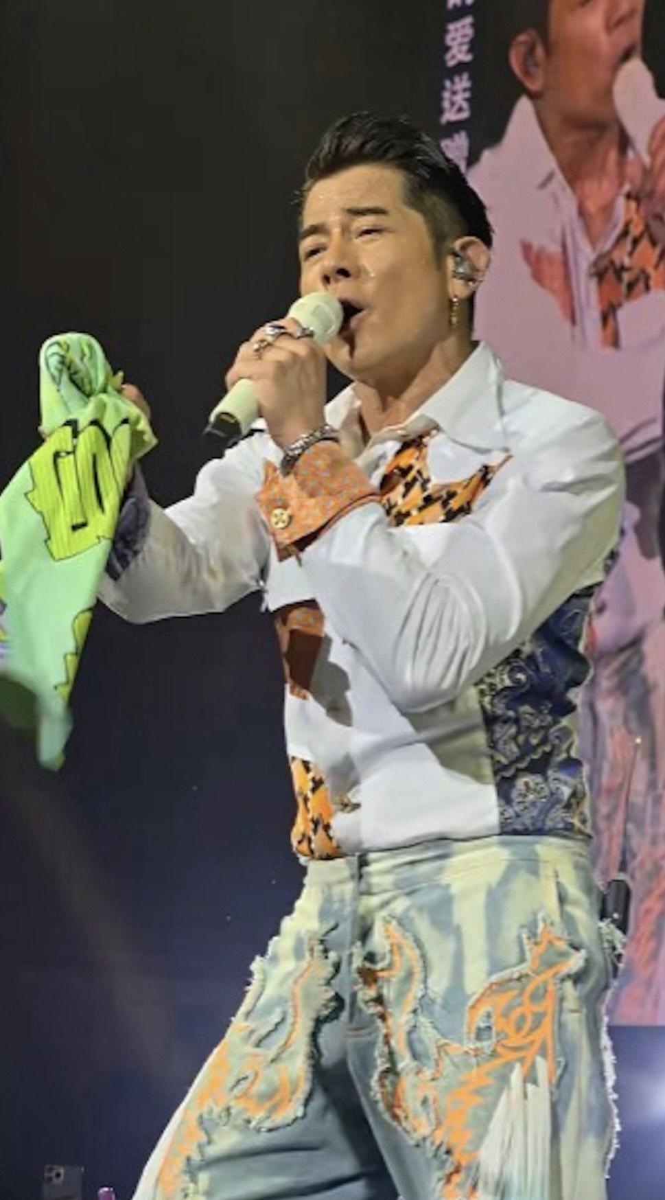 郭富城的反應,令網民讚大方得體。