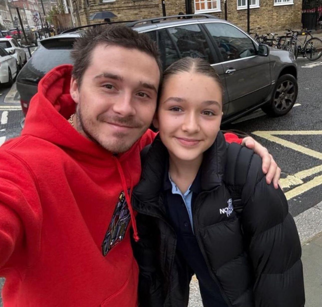 哈七是家中跟Brooklyn及大嫂關係最好一位。