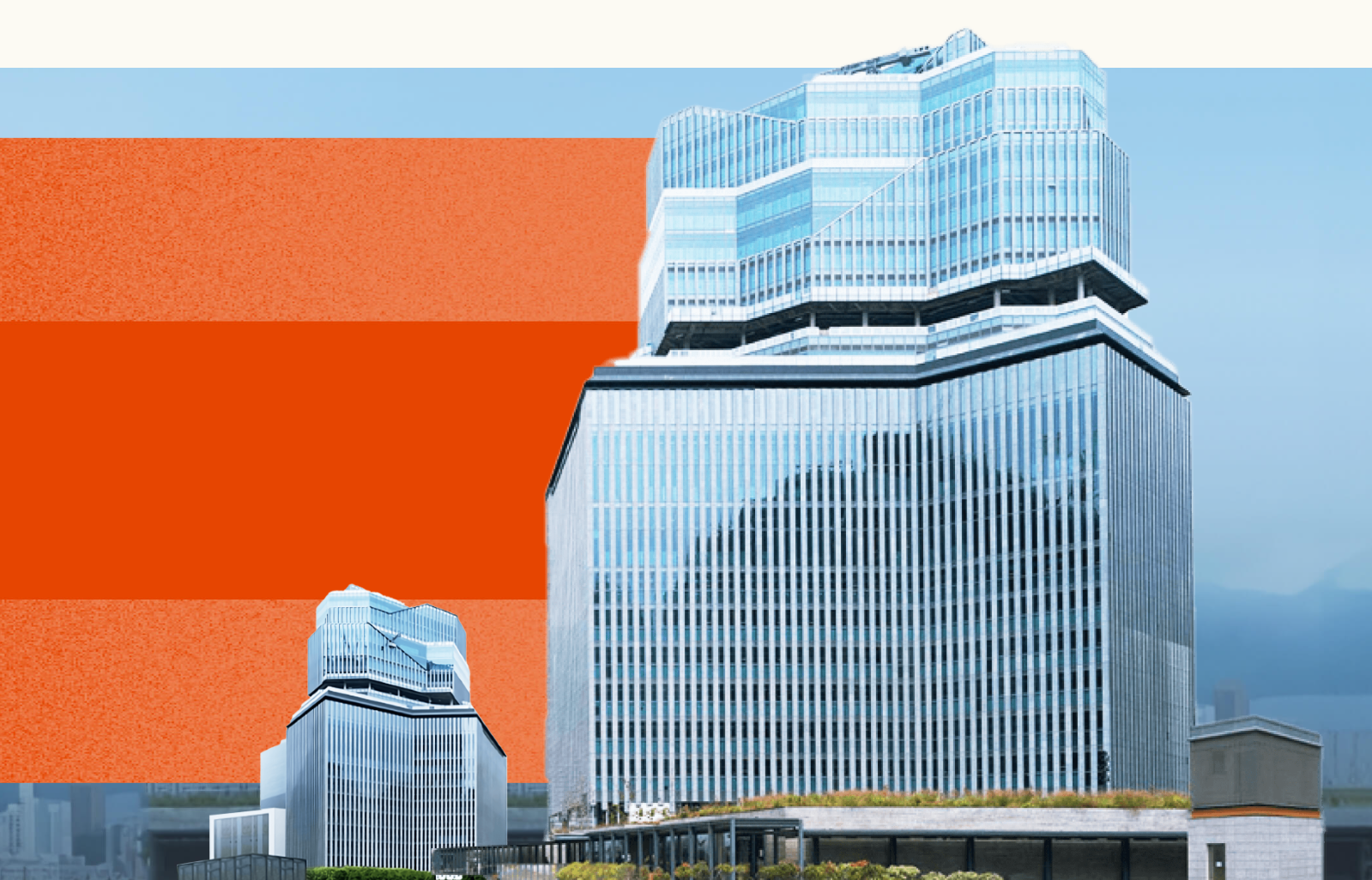 The Twins雙子匯由兩幢大樓組成,總樓面面積共達110萬平方呎(雙子匯官網)