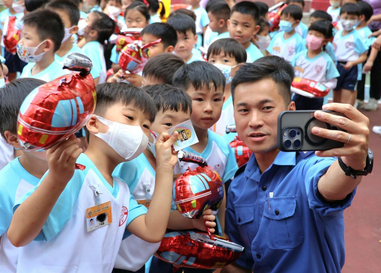 大圍田心消防局及救護站舉行免費開放日(消防處FB圖片)