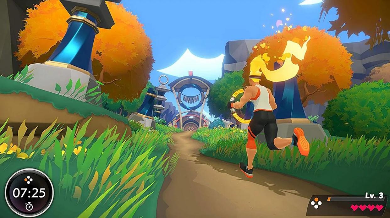 任天堂Switch互動健身遊戲「健身環大冒險」(Ring Fit Adventure)。(互聯網)