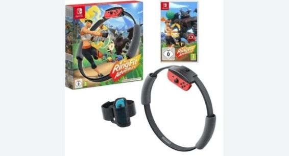 任天堂Switch互動健身遊戲「健身環大冒險」(Ring Fit Adventure)。(互聯網)