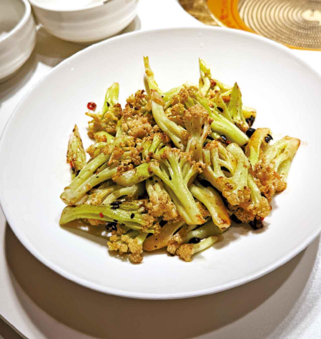 蒜豉炒椰菜花