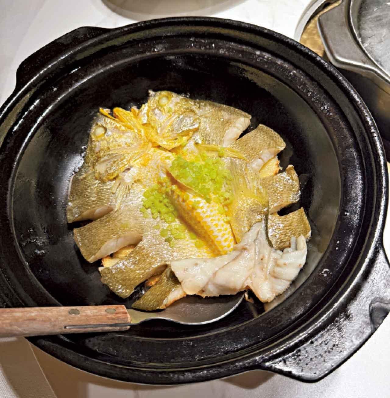 鹽油焗東海黃花魚