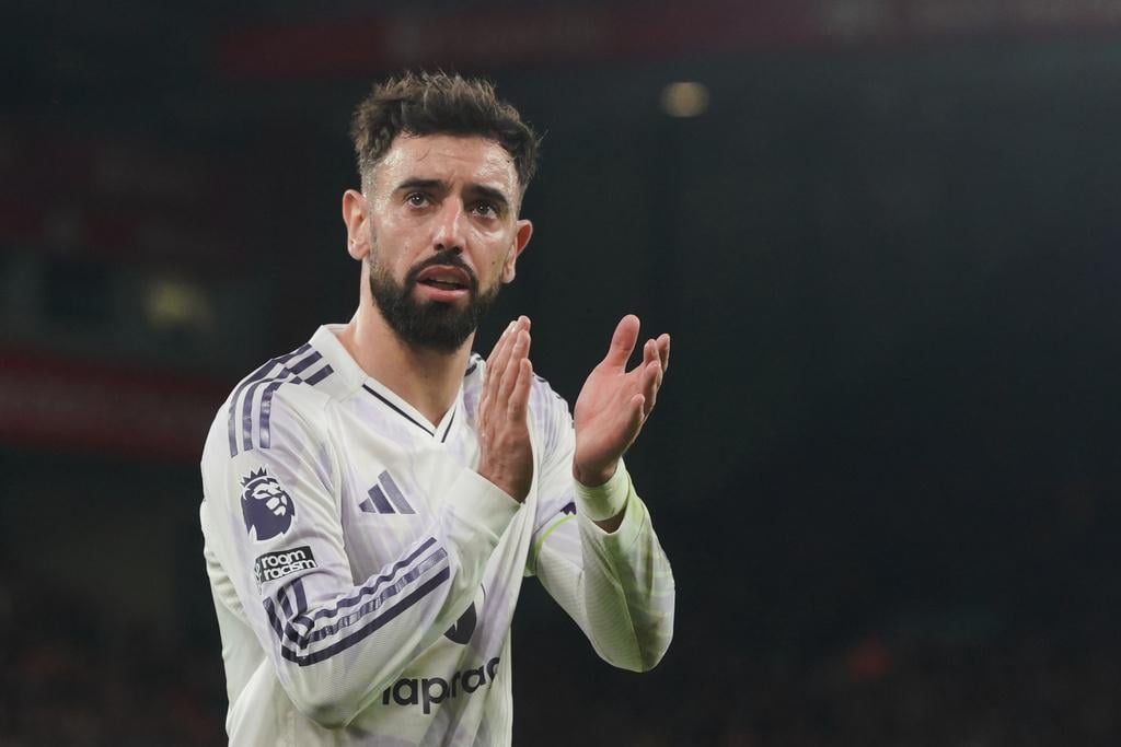 曼聯隊長般奴費南迪斯認為三分重要。(美聯社)