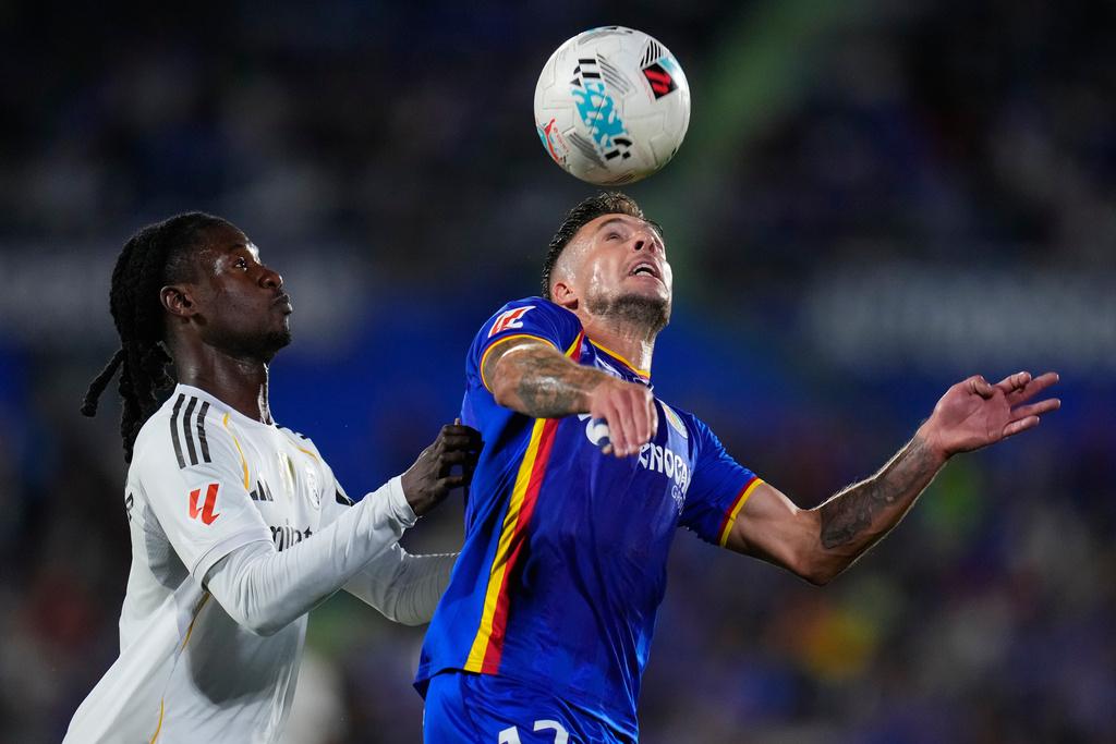 皇家馬德里作客1:0贏基達菲。(美聯社)