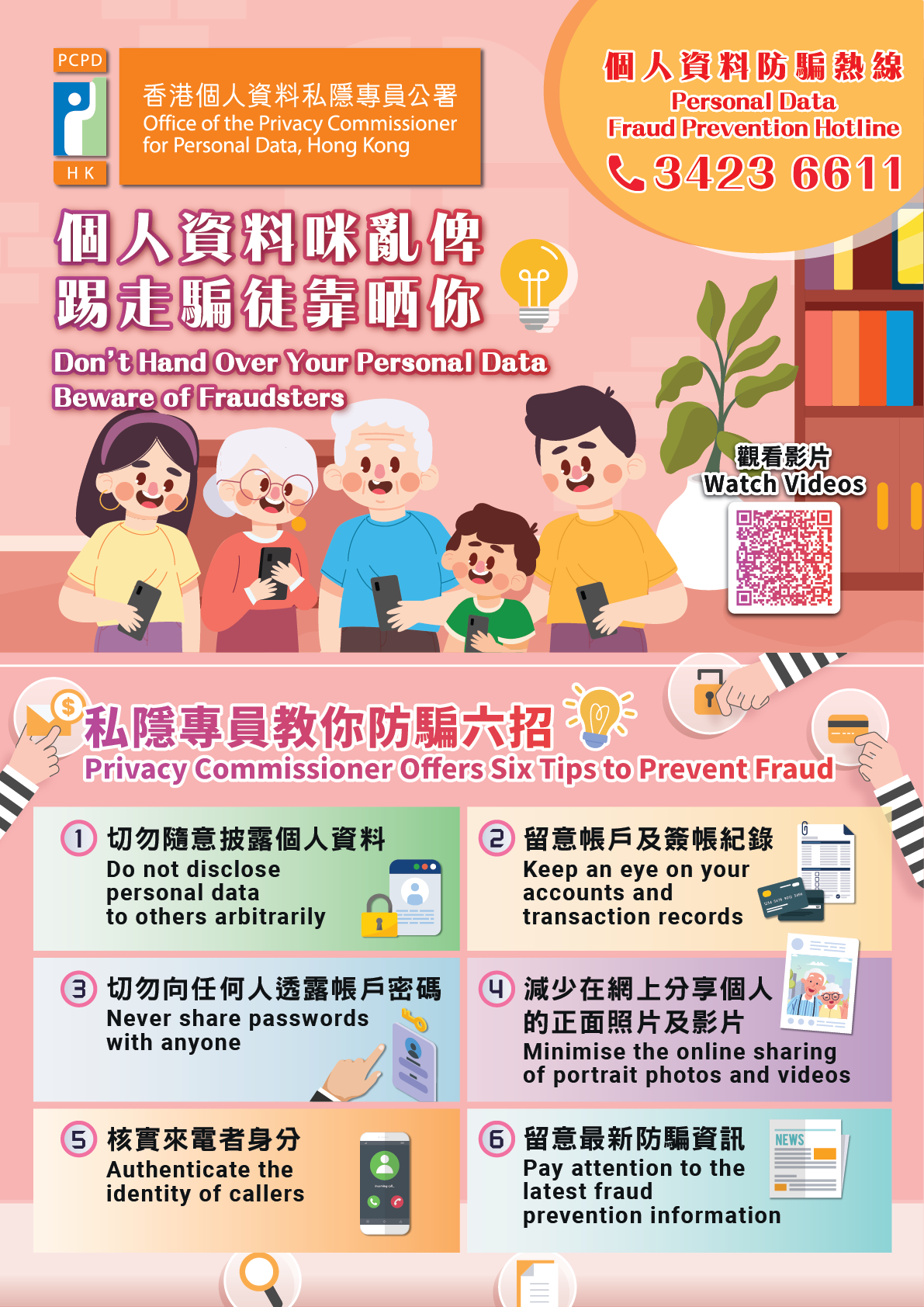 防騙案貼士｜（私隱專員公署）