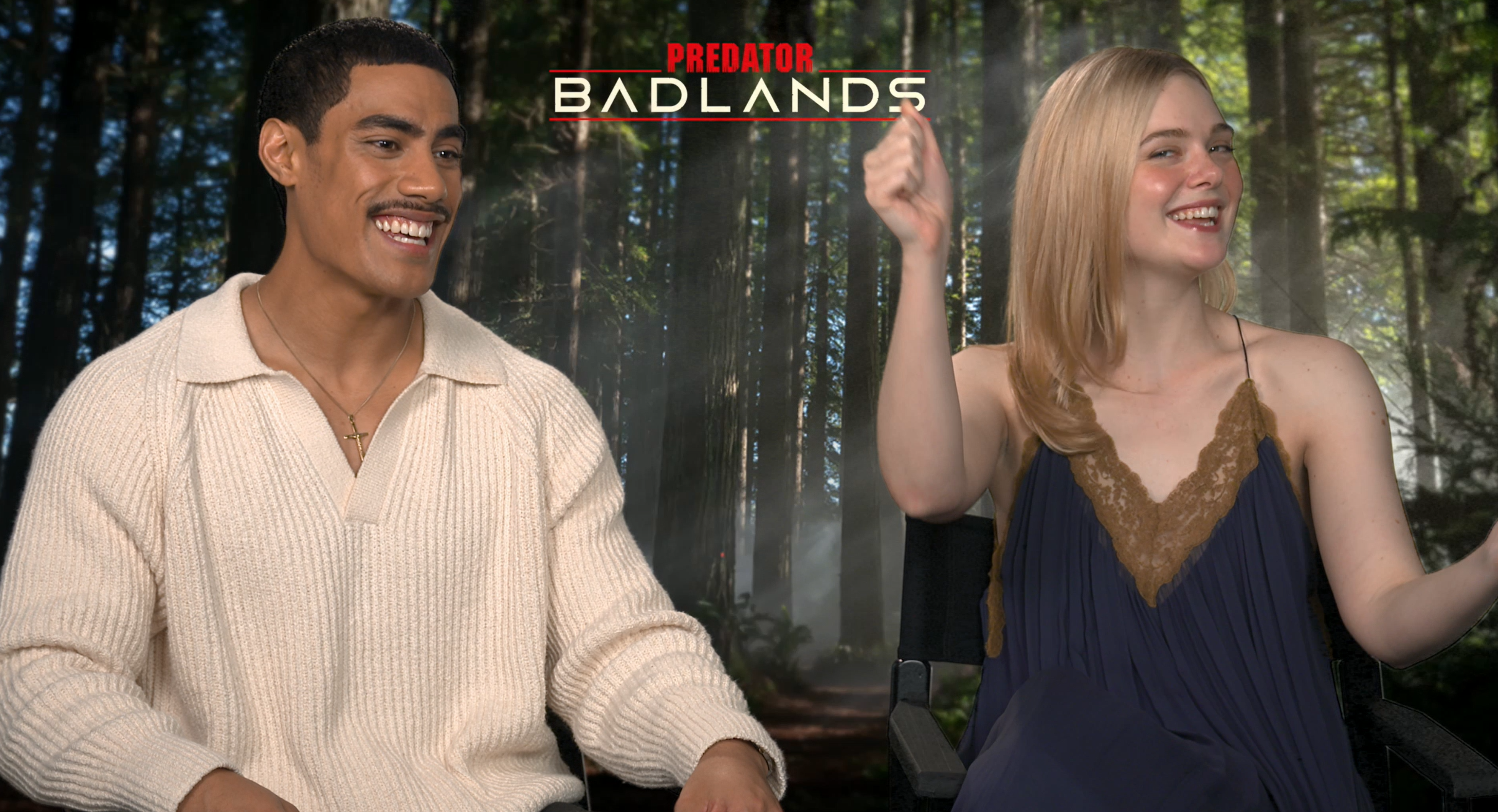 艾麗芬寧與新星迪米特里烏斯為電影苦練尤察族語言。