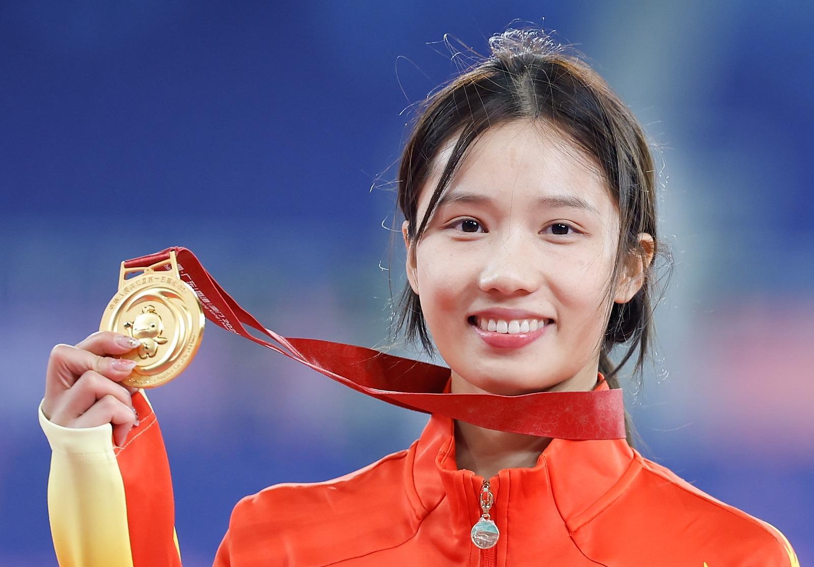 邵雨琪2002年出生於湖北省武漢市。(新華社)