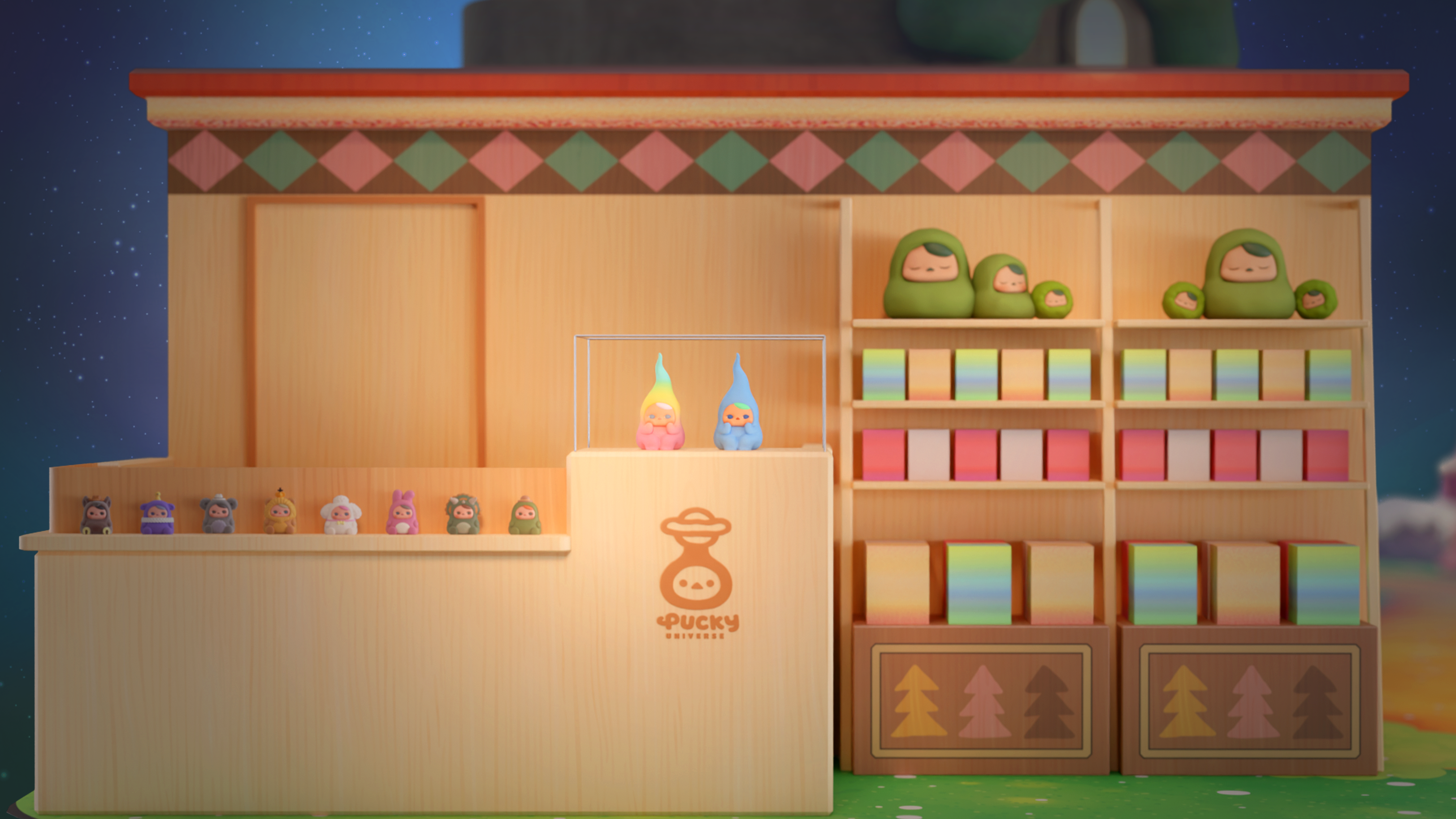 德福廣場冬日「Pucky聖誕奇幻森林」期間限定店