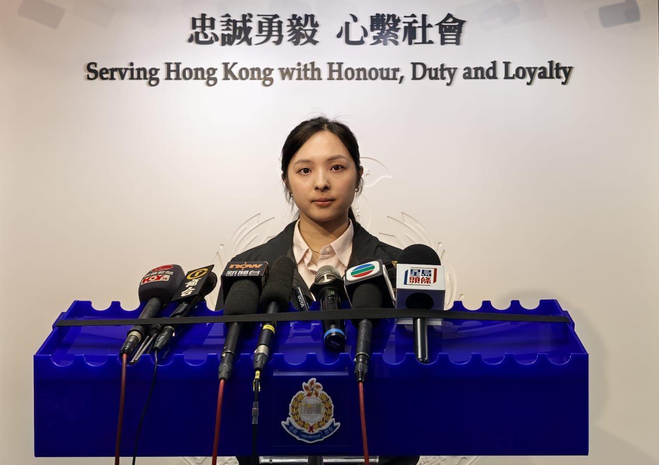 深水埗警區重案組高級督察梁蔚琳。