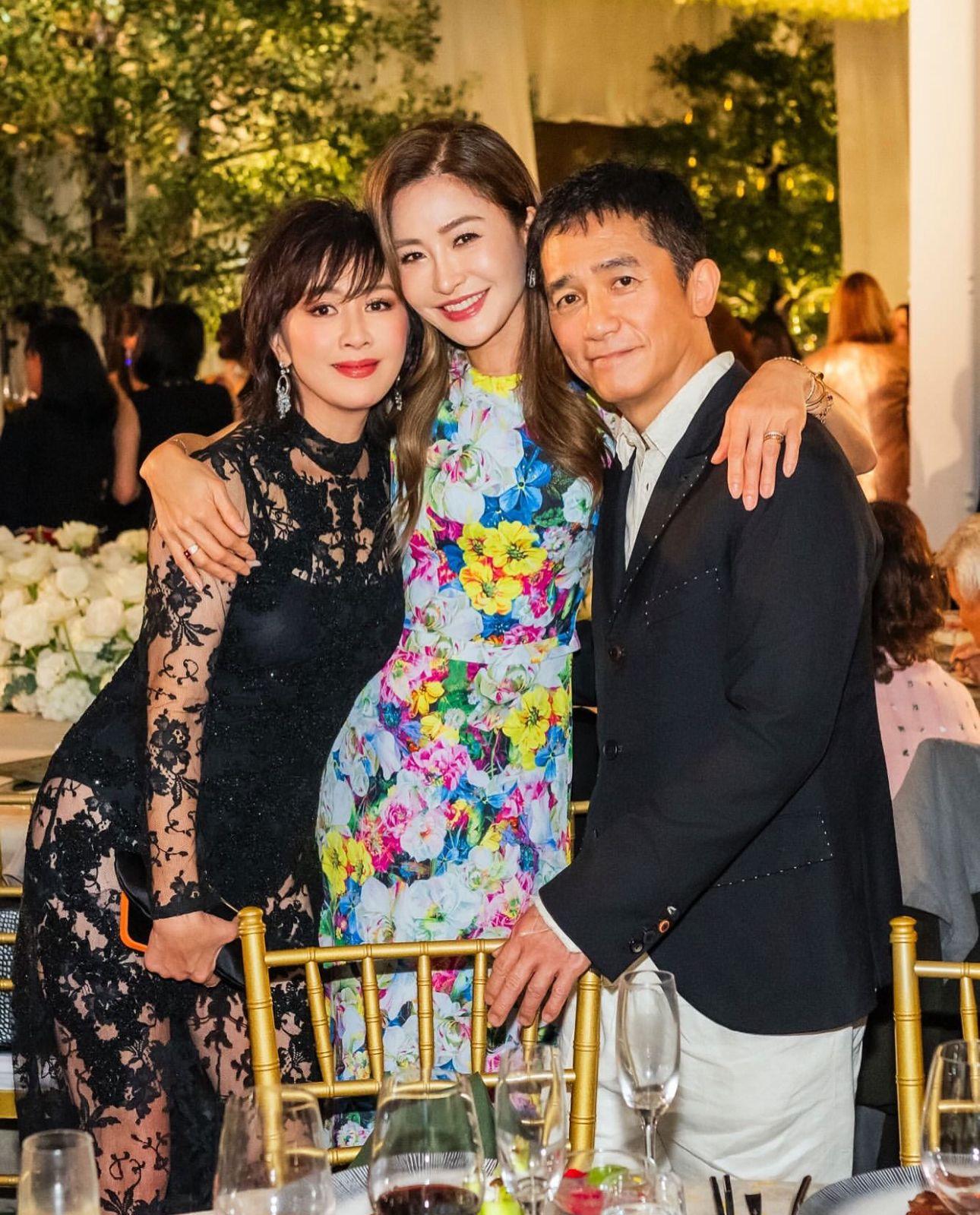 梁朝偉、劉嘉玲、周汶錡