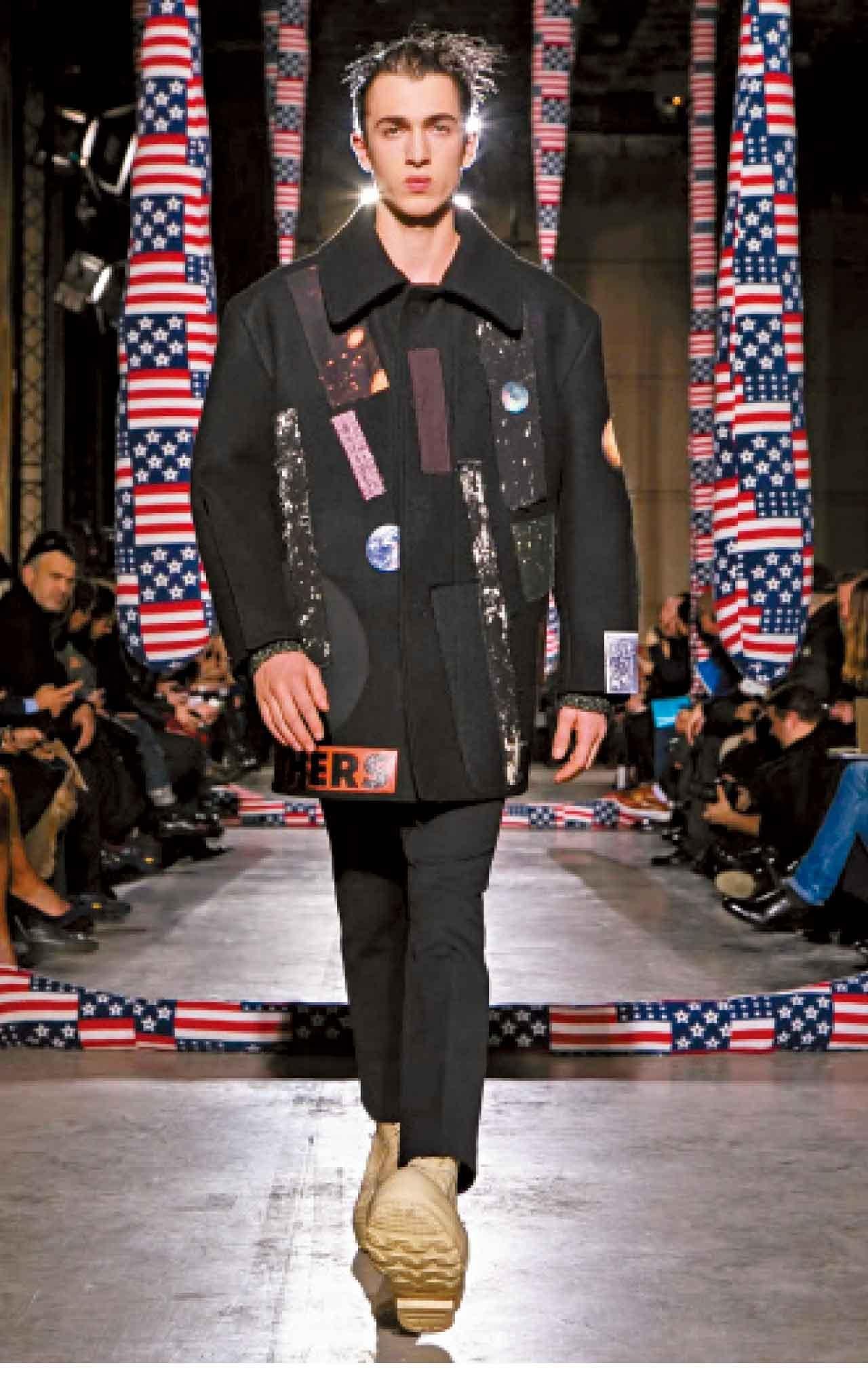 Raf Simons與Sterling Ruby合作的2014秋冬系列。