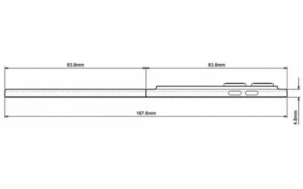 開展後 iPhone·Fold 體積為 167.6 x 120.6 x 4.8 mm 左右,作為參考 iPad Mini (A17 Pro) 體積為 195.4 x 134.6 x 6.3 mm,前者手感或似細一碼 iPad Mini。