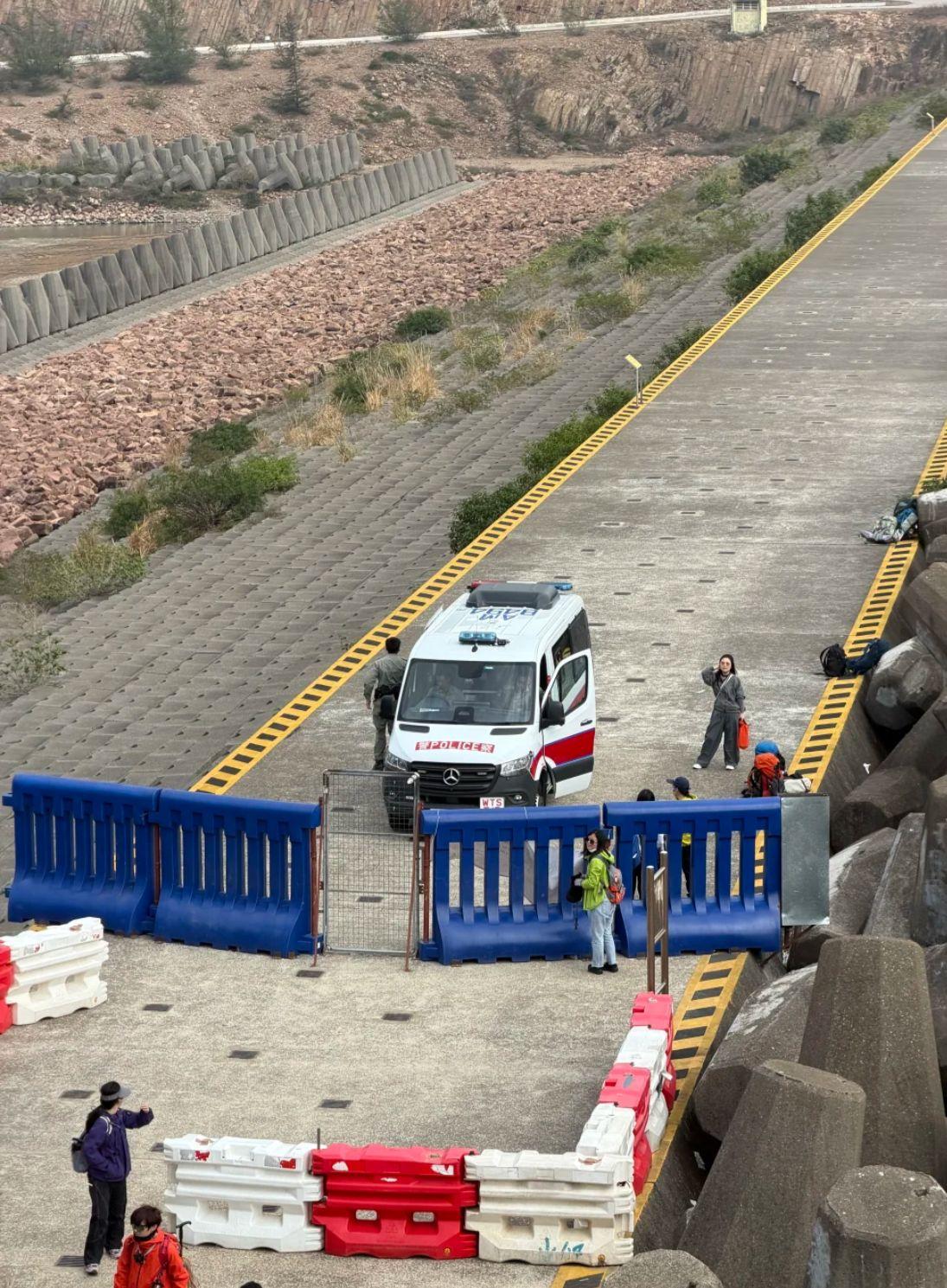 西貢破邊洲發生行山意外。(小紅書「cwbtc1」圖片)