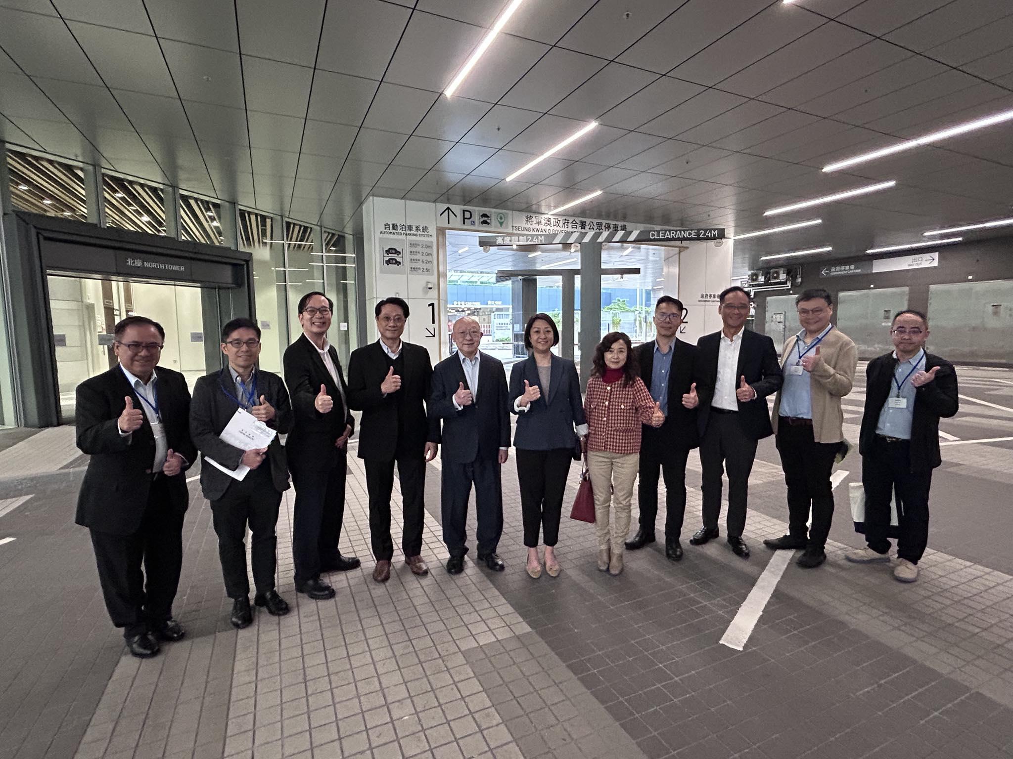 有賴跨部門協作,運輸署按「一地多用」原則在項目中加設公眾停車場,增加泊位供應,回應公眾需求。(運輸署FB)