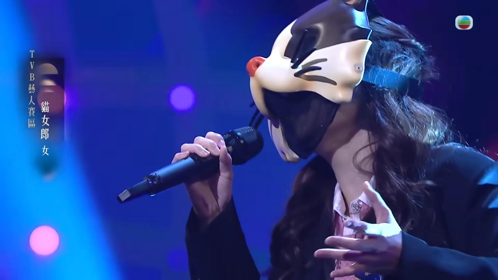 中年好聲音4|TVB藝人賽區的參賽者「貓女郎」。(影片截圖)