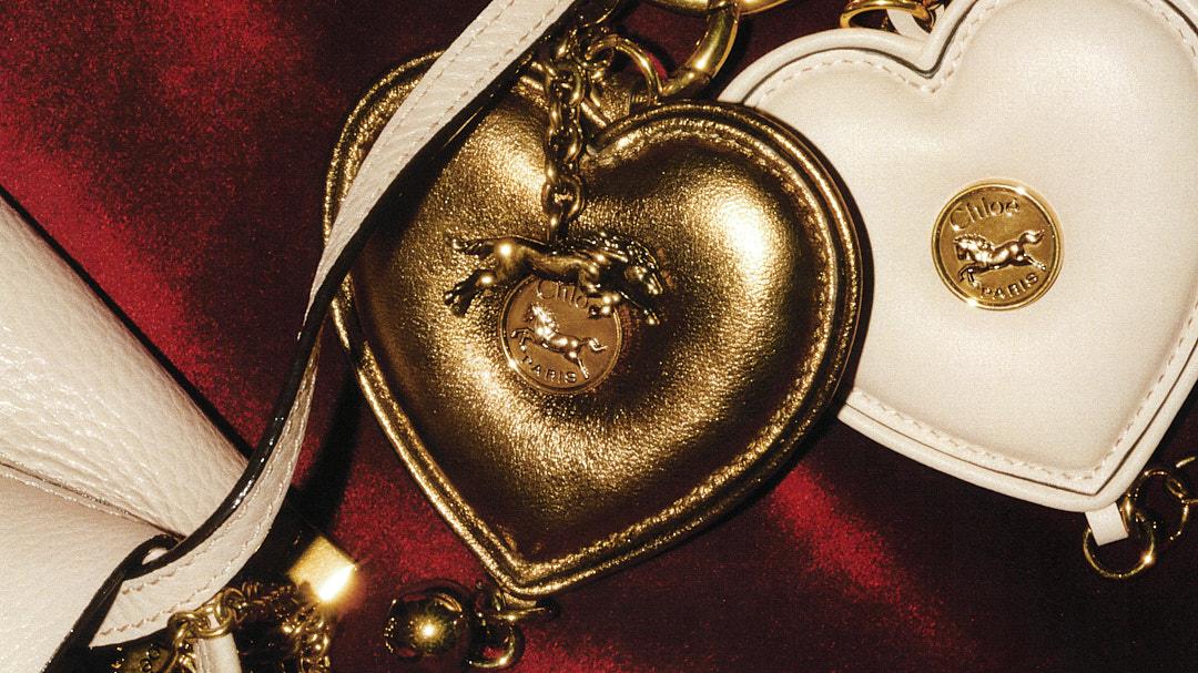 心型皮革鑰匙扣掛飾 $3,500