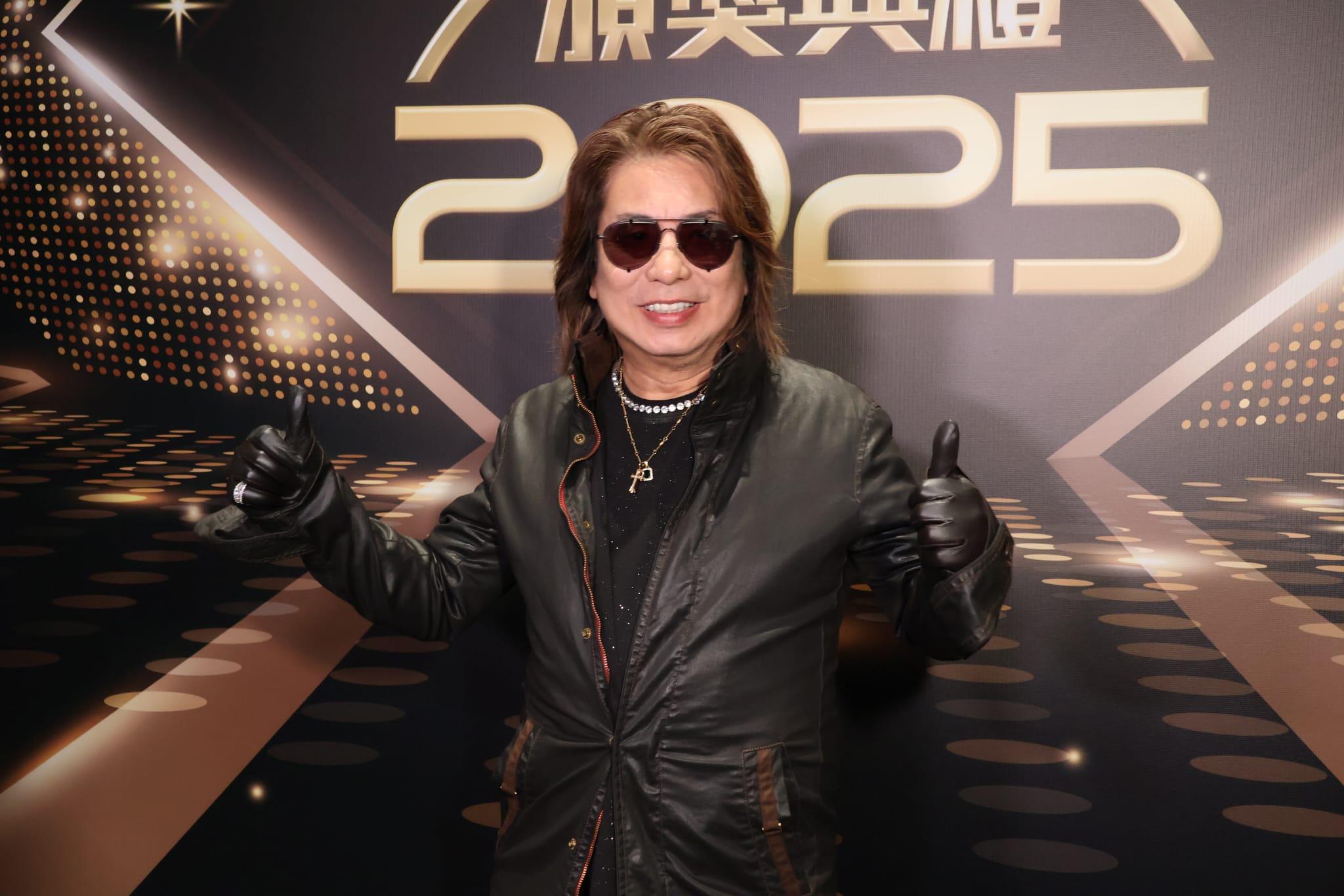 林敏驄昨日(4日)出席《萬千星輝頒獎禮2025》。(娛樂組攝)