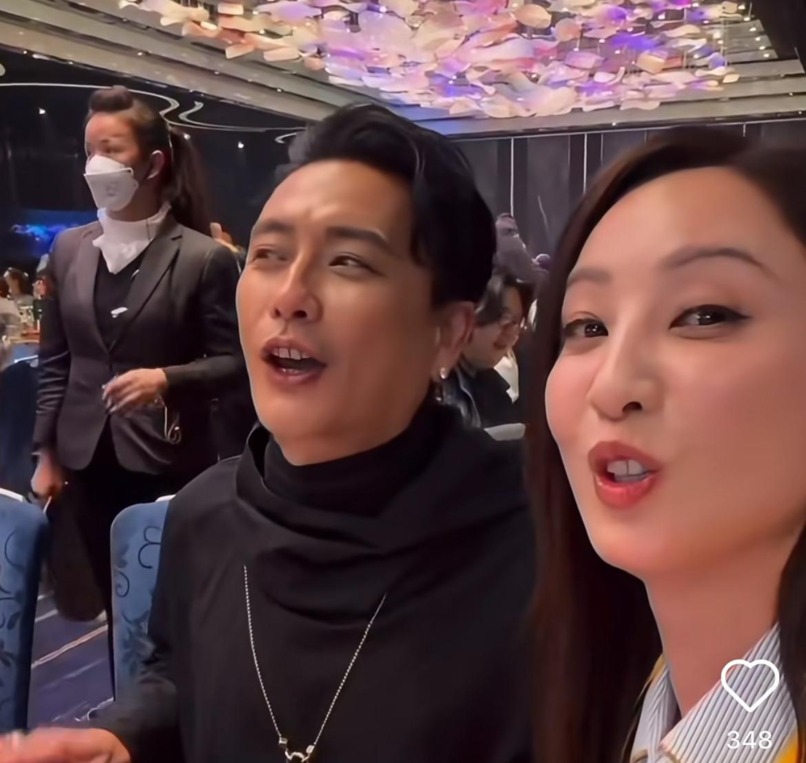 Bosco黃宗澤與Yumiko鄭希怡出席風華背後煞科宴。