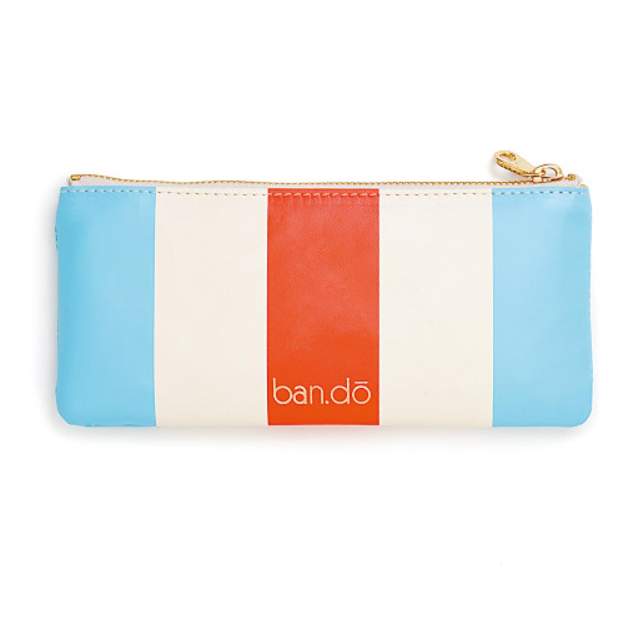 藍白紅色條紋筆袋 $139