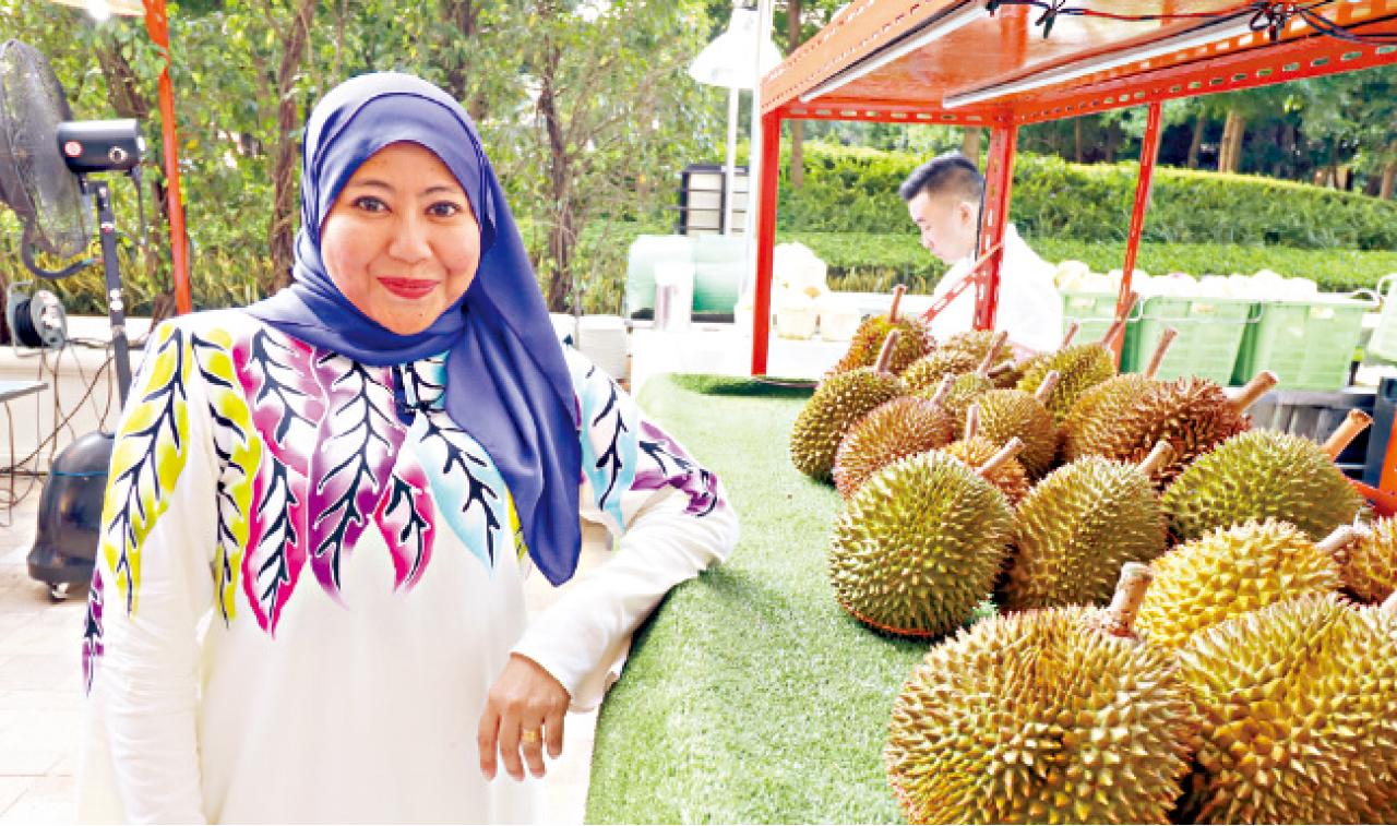 來自馬來西亞的Sham推薦肉厚甘甜creamy的貓山王。