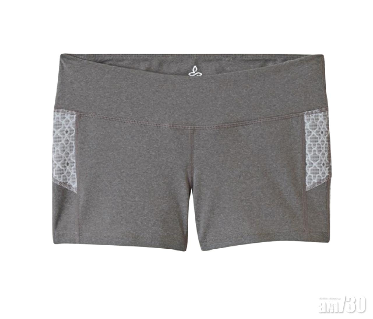 prAna瑜伽短褲Lennox Short $599,採用Jacquard物料,面料舒適有彈性,裡內則是防磨物料,適合任何活動。(b)