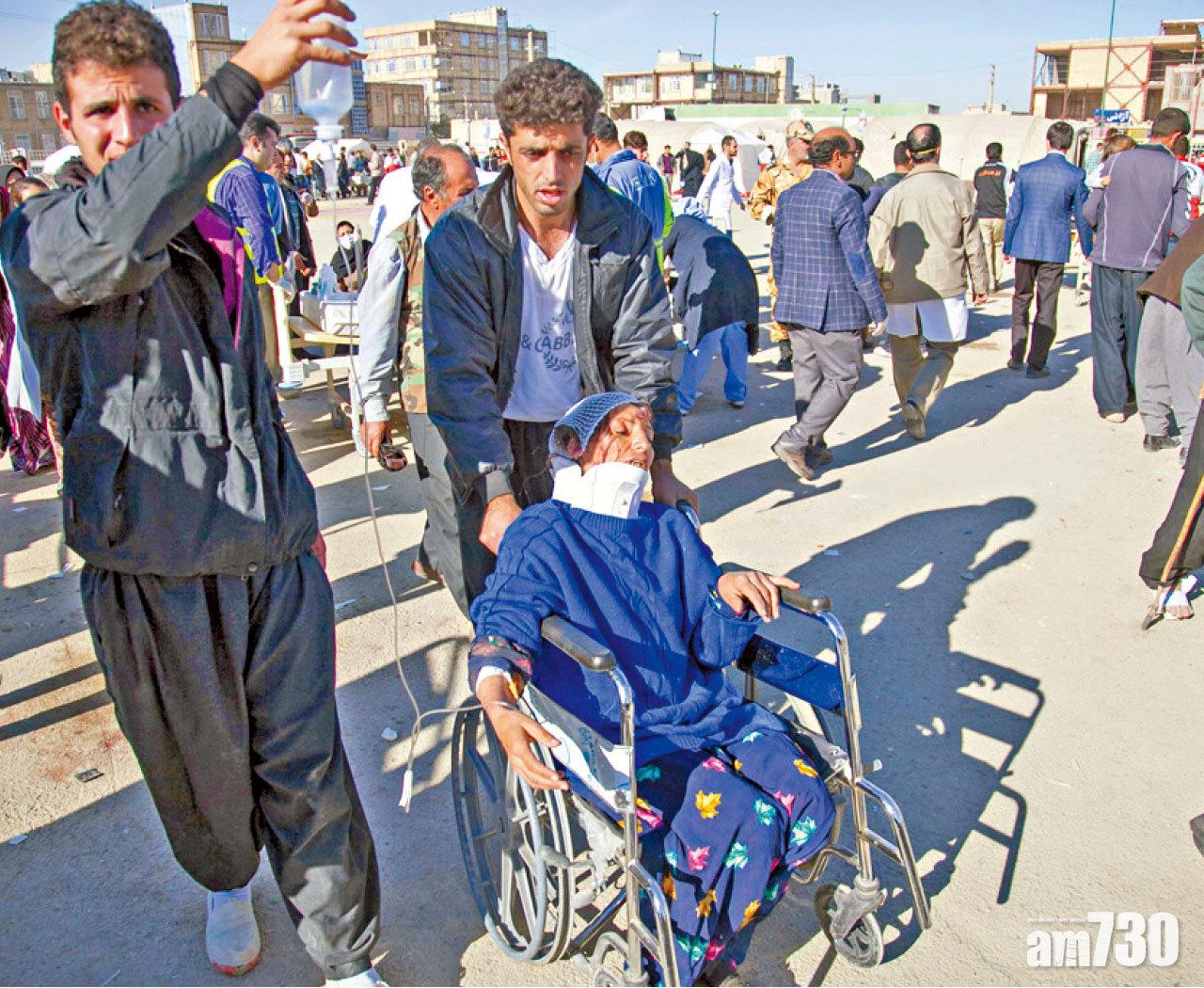 有災民頸部受傷。