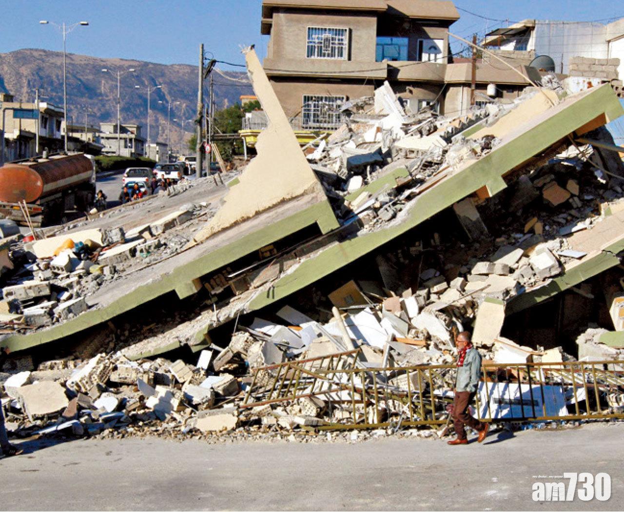 伊拉克蘇萊曼尼亞省有建築物倒塌。
