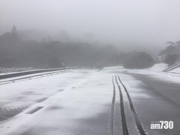 陽明山二子坪雪景。(互聯網)