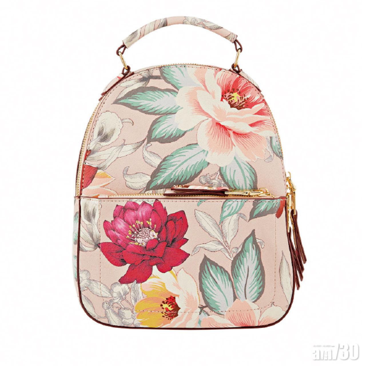 粉色印花小背囊 $455 (c)