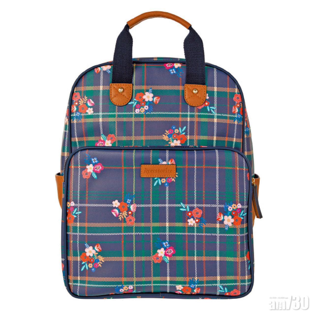 格仔x印花仿皮背囊 $520 (c)