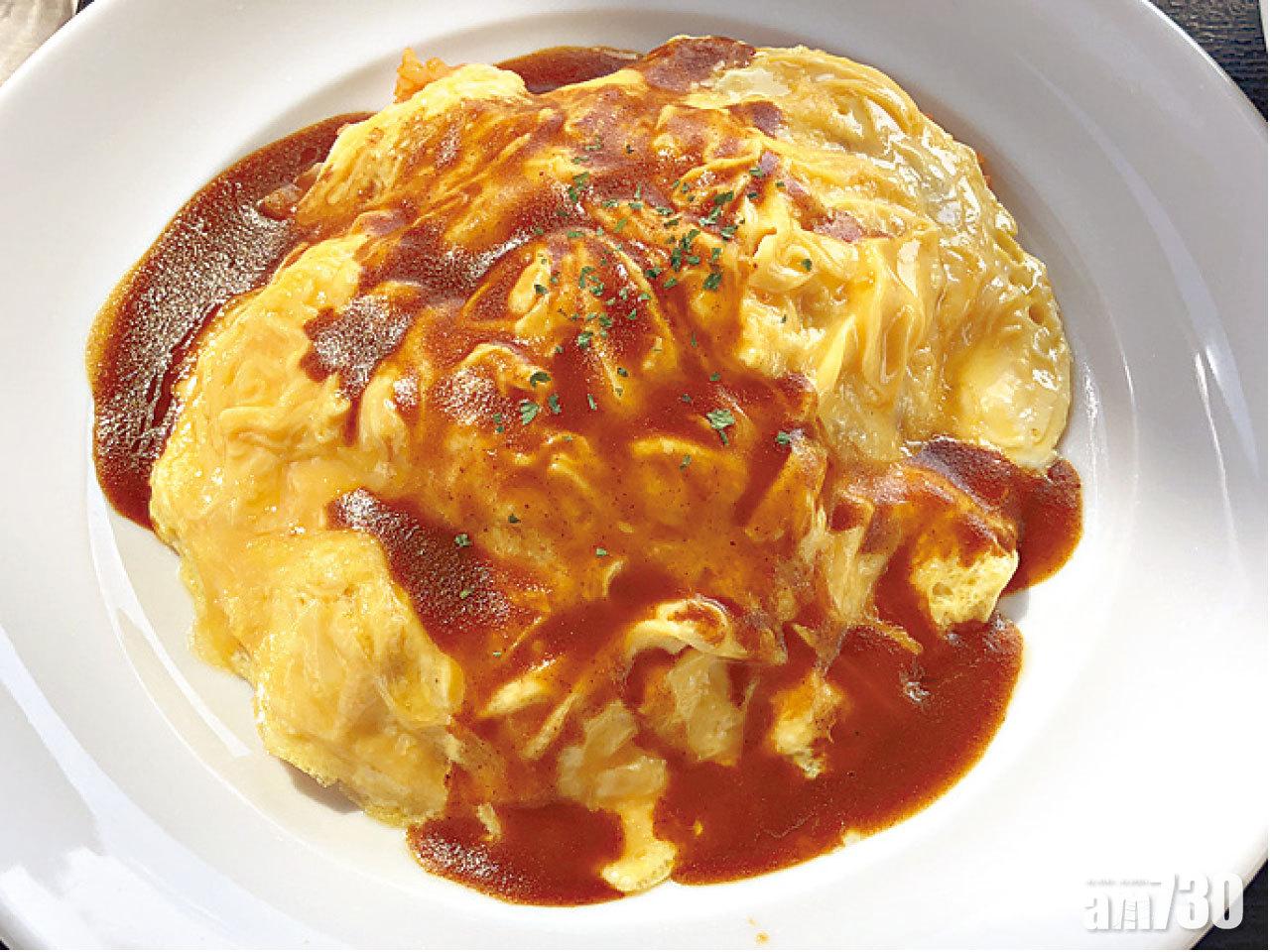 Seahouse的日式蛋包飯,美味非常,雞蛋又香又濃。