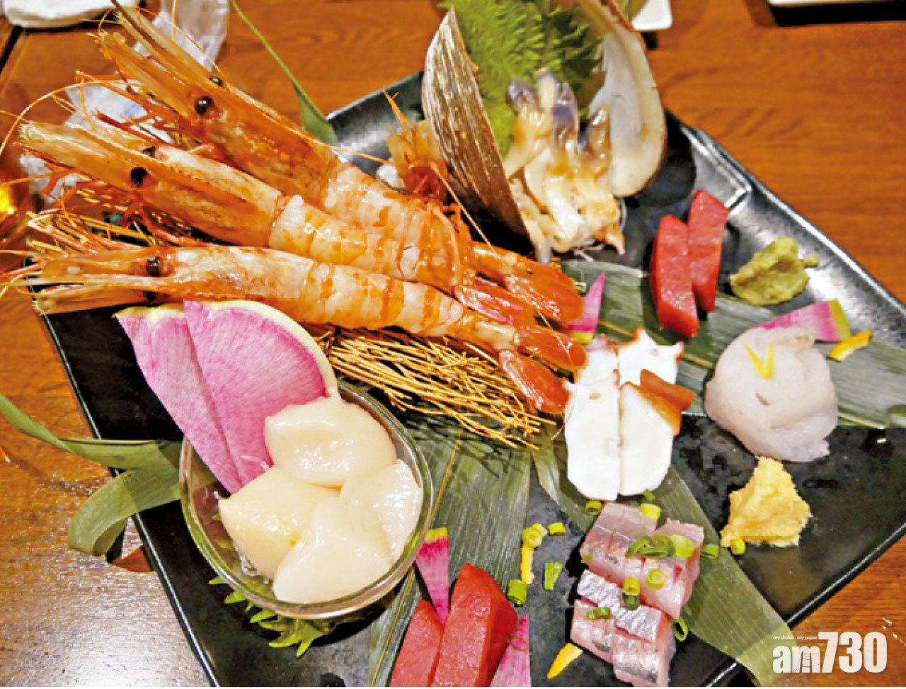 喜八的刺身和其他食物都極為出色,難怪得到米芝蓮的推介。