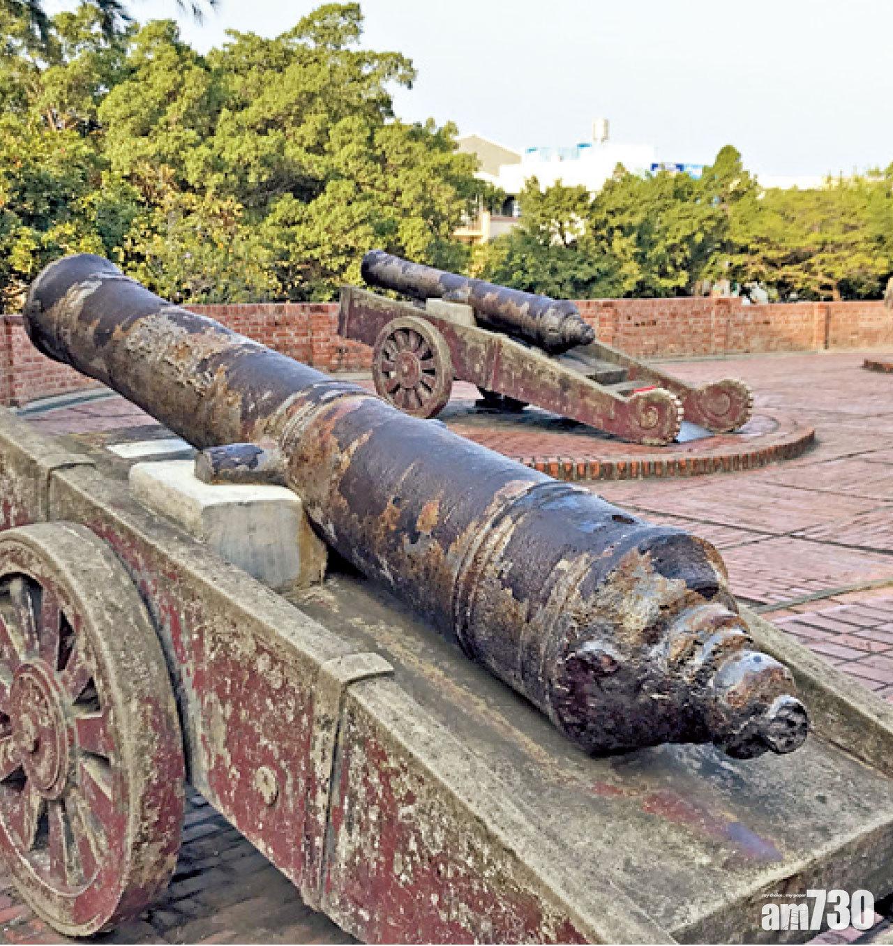 清朝建造的炮台。