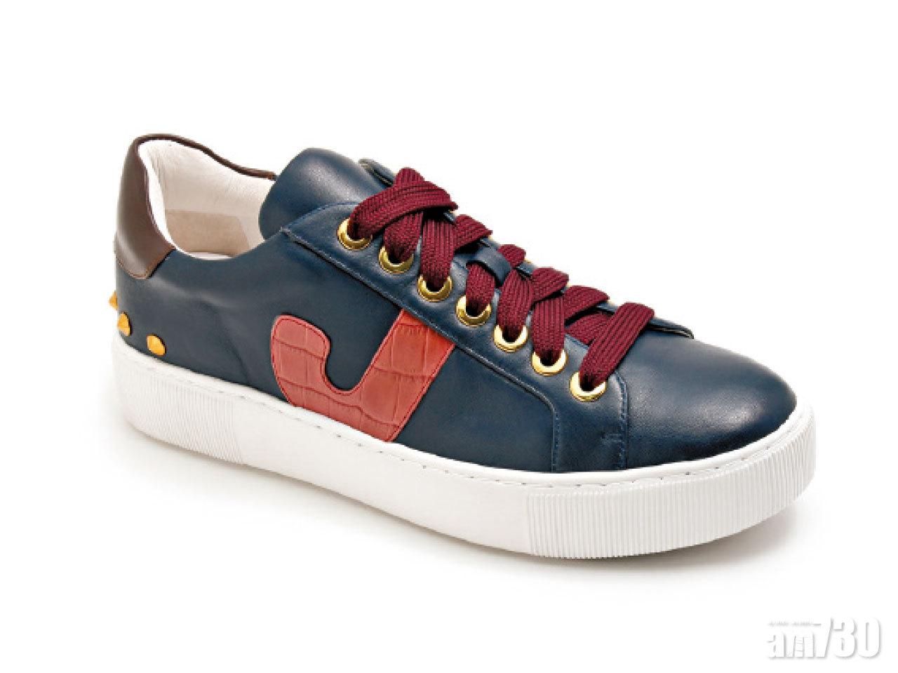 黑x棗紅窩釘球鞋 $1,490 (e)