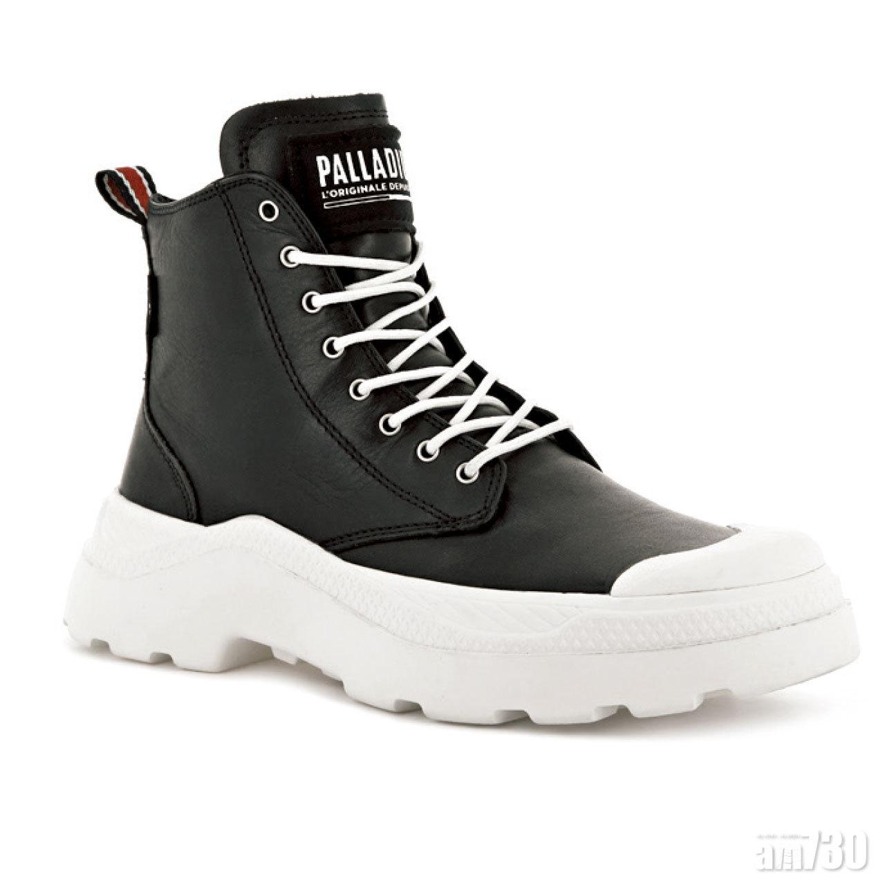 黑白Pallakix Mid SK高筒靴 $880 (a)