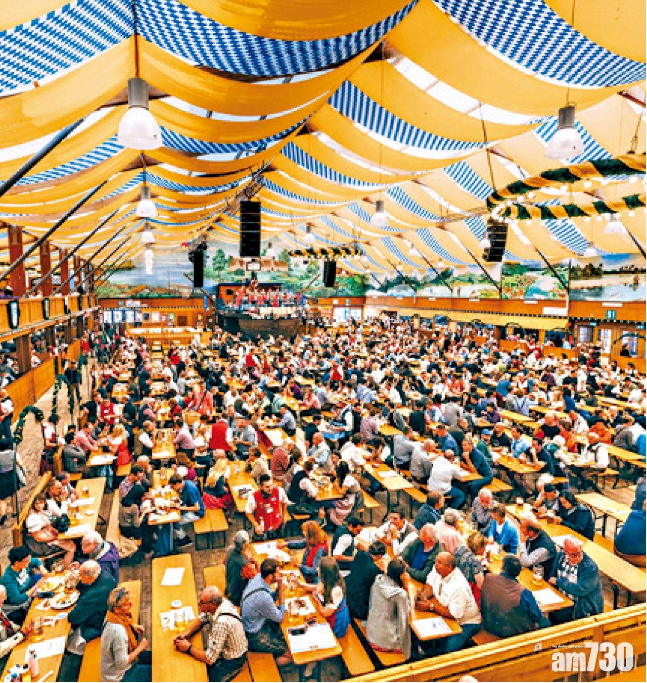 慕尼黑啤酒節規模盛大。