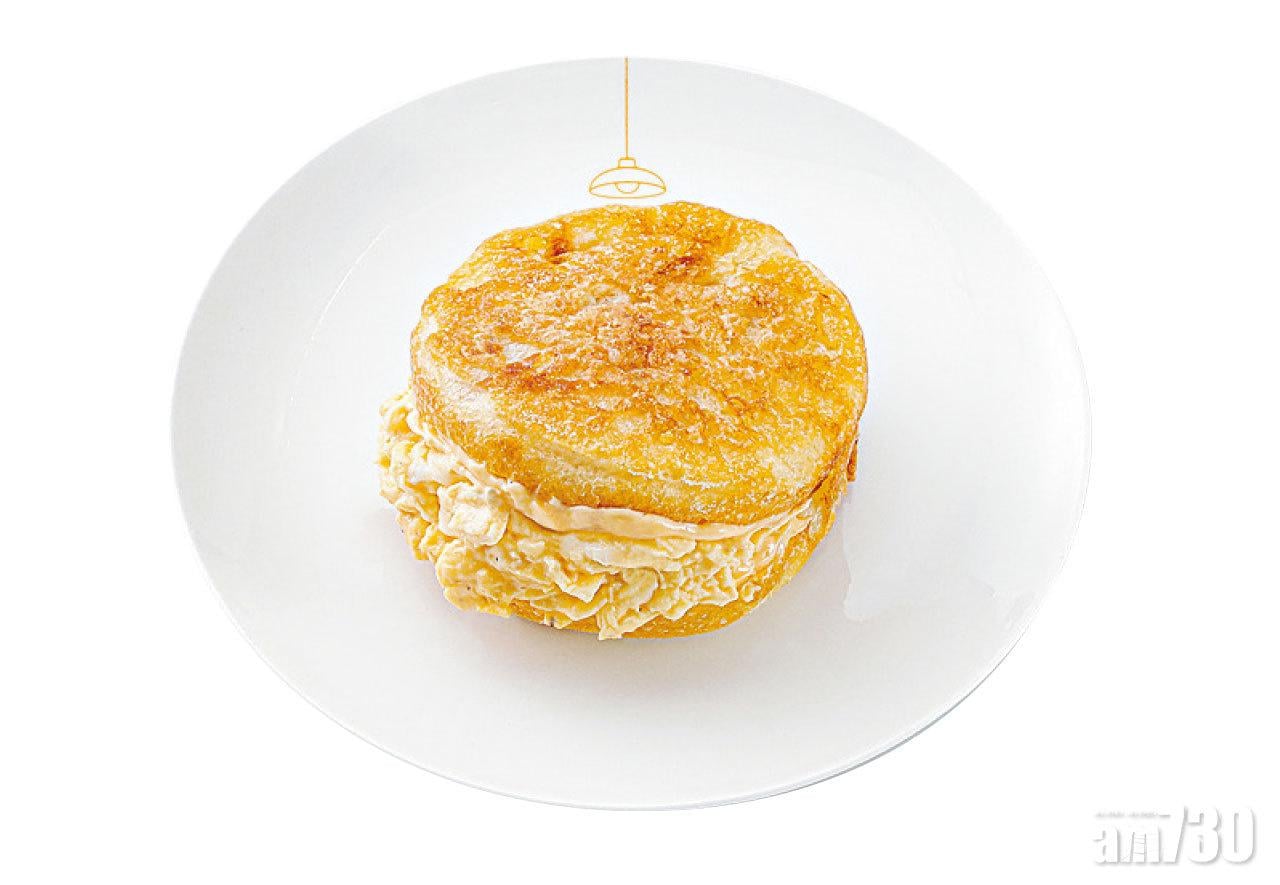 炒滑蛋蘿蔔糕英式鬆餅