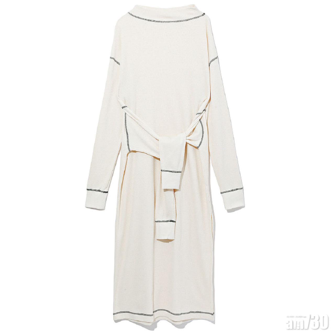 白色假四袖束腰
dress $2,299(D)