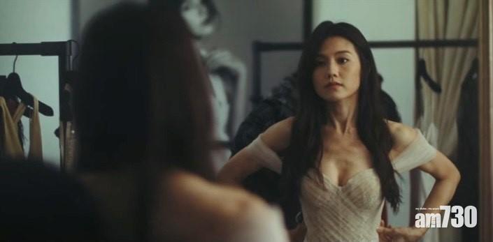 娜姐為MV毫不吝嗇,穿晚裝大騷事業線。(MIRROR@FB)