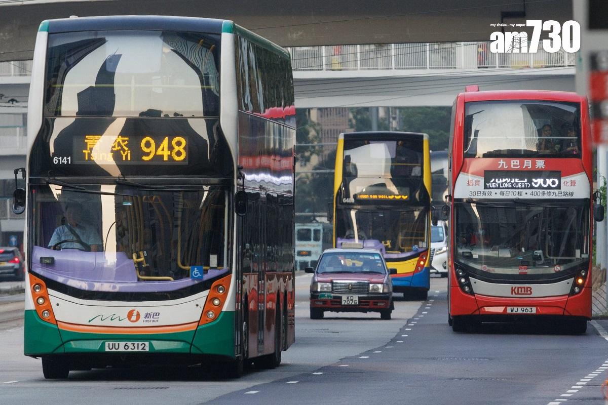 5間專營巴士公司獲批下月18日加價。(蘇文傑攝)
