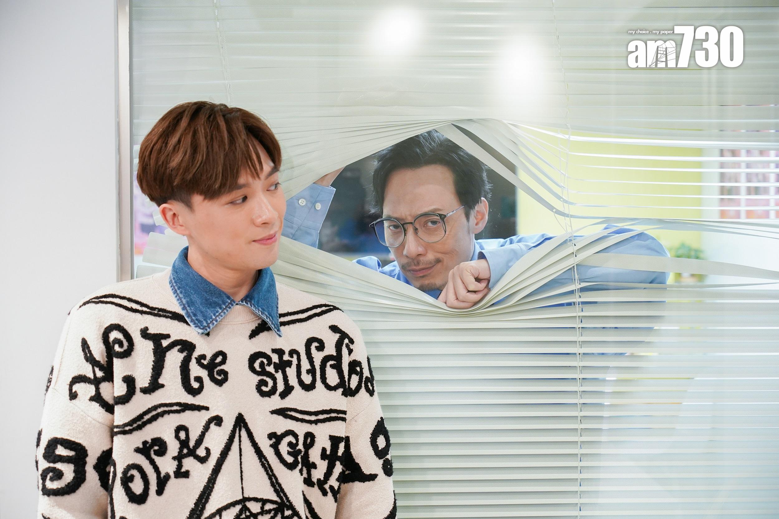 Frankie@MIRROR夥拍強尼首演音樂劇 《大象的告別式》。(李睿哲攝)