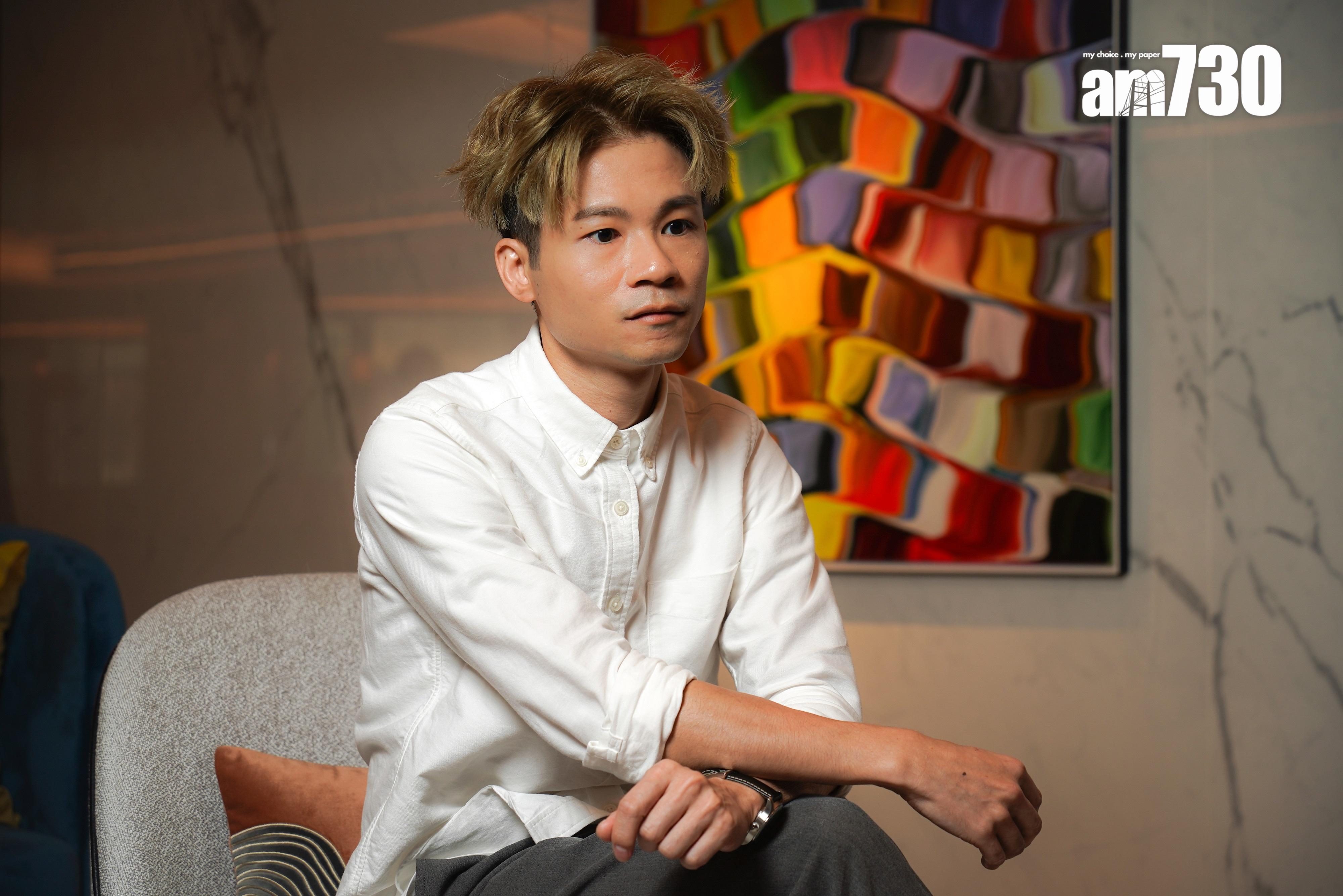 《七月返歸》導演謝家祺指AK可塑性高，喜感甚強。(李睿哲攝)