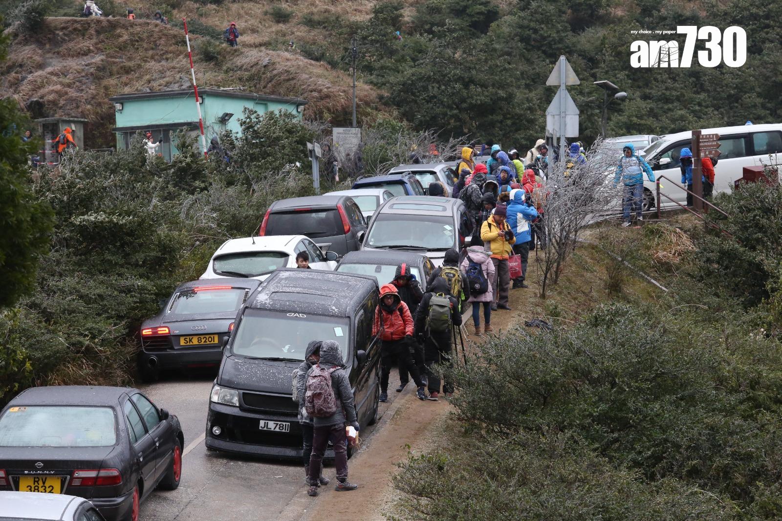 2016年寒潮|大帽山最低溫度零下6度 結霜冰封逾百人受傷(資料圖片/鍾式明攝)