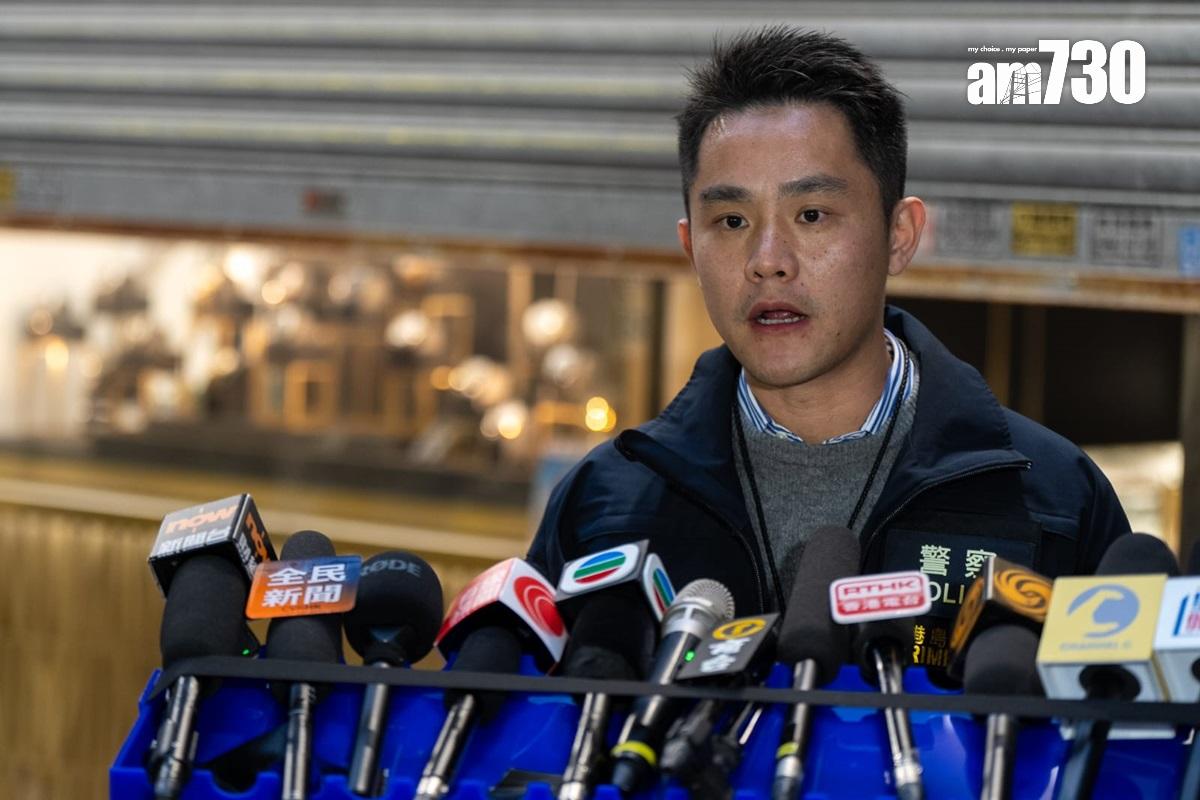 盧嘉晉呼籲,市民如有消息請立即通知警方。(林靄怡攝)