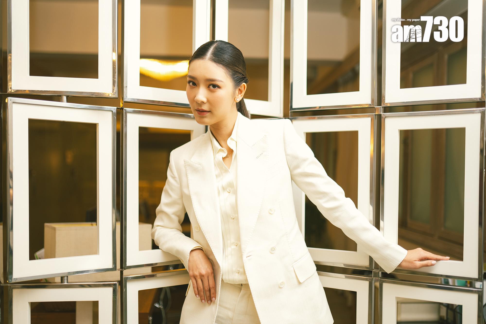 余香凝從影7年間，已屢獲電影獎項的提名。(林靄怡攝)