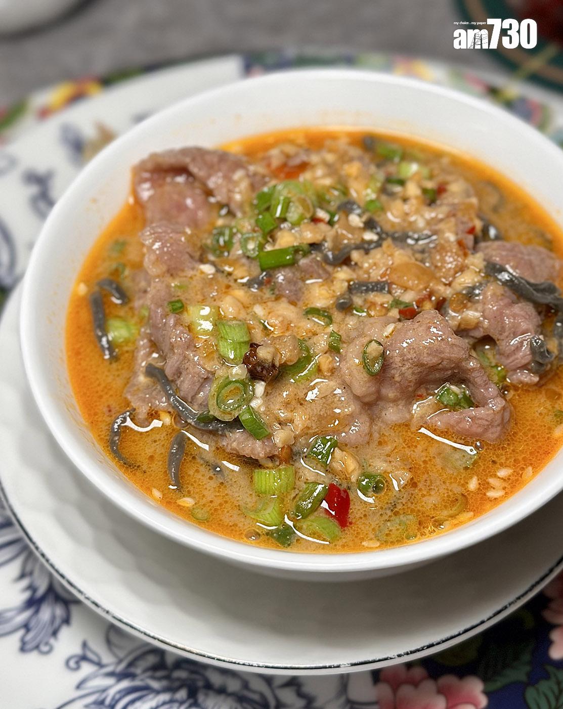 和牛擔擔麵屬港式style,不是行四川路線,港人較易接受。