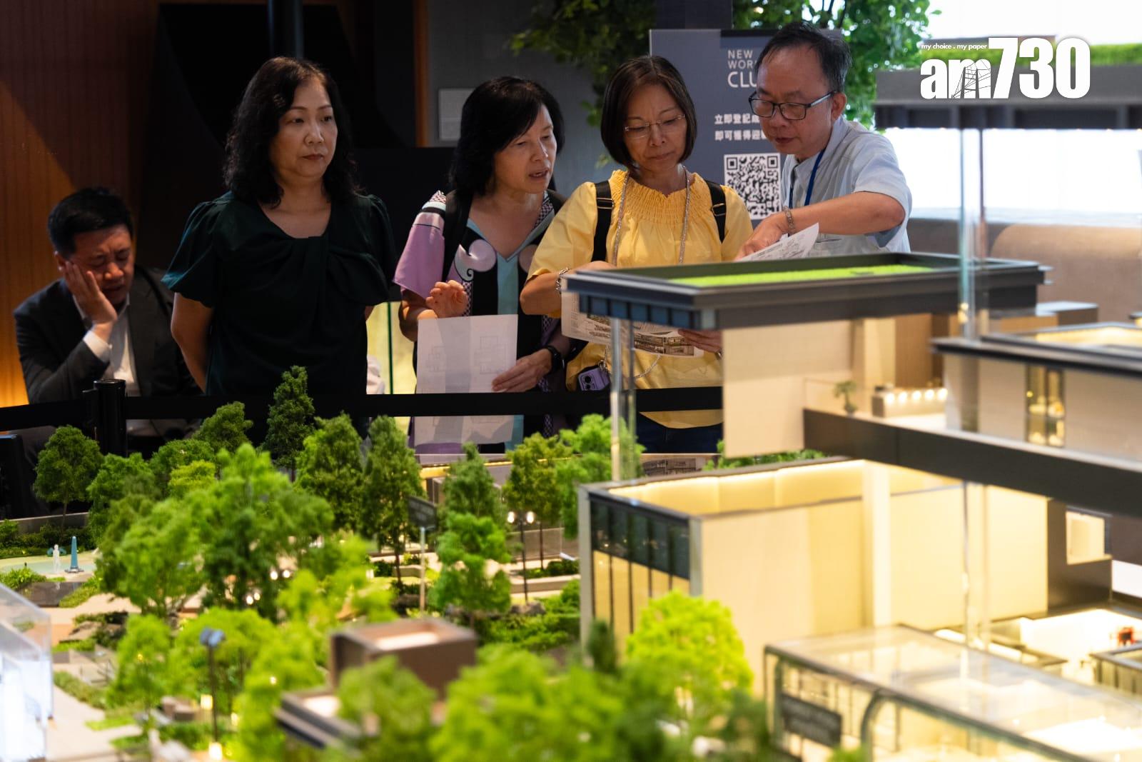 「柏蔚森I」本周六(13日)首輪推售201伙,當中198伙以價單形式推售,另3伙以招標形式發售。(林靄怡攝)